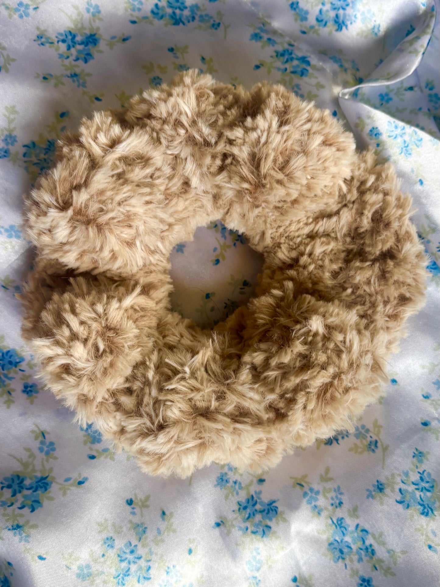 Teddy Bear Scrunchie