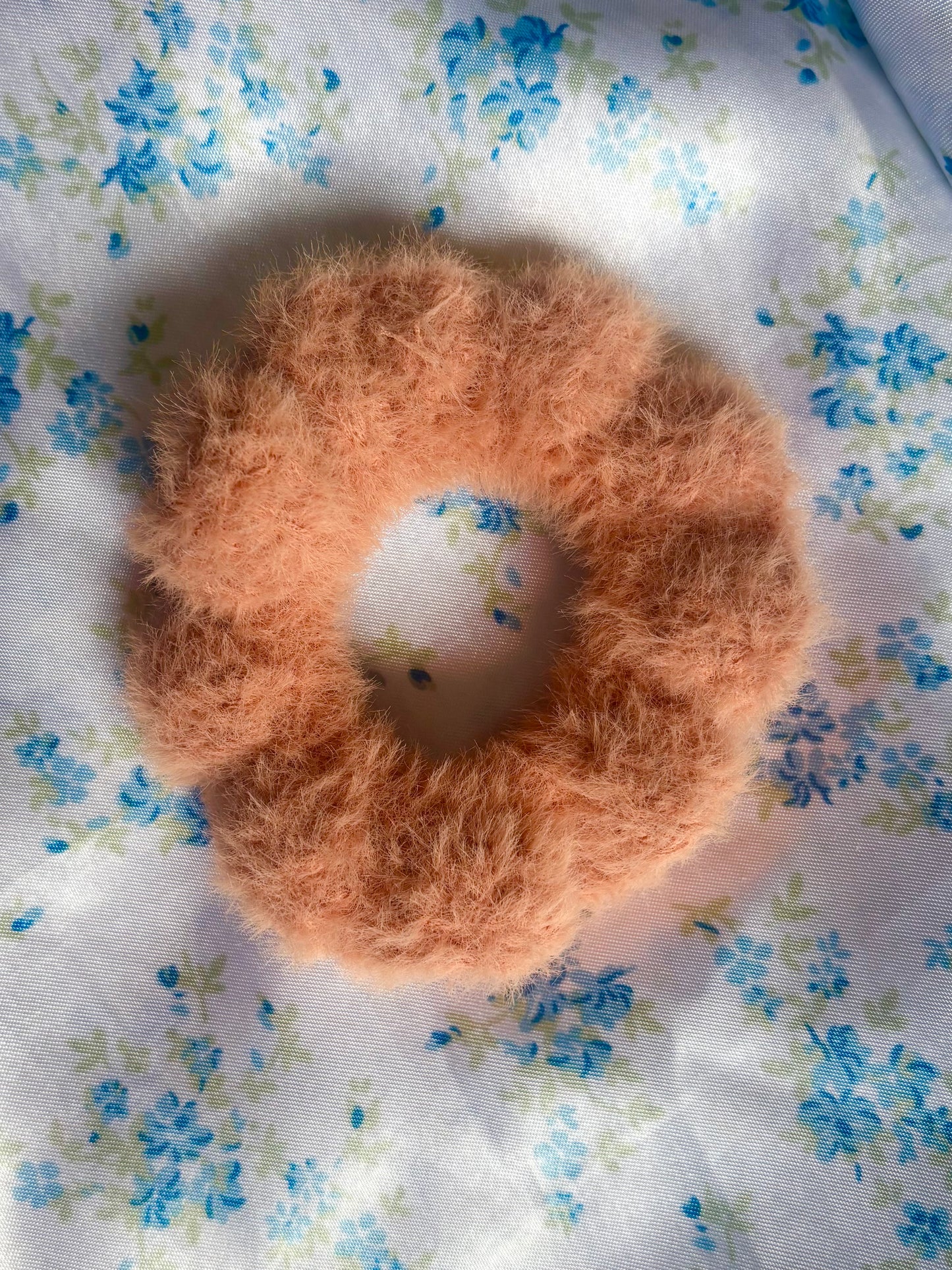 Fuzzy Cloud Scrunchies