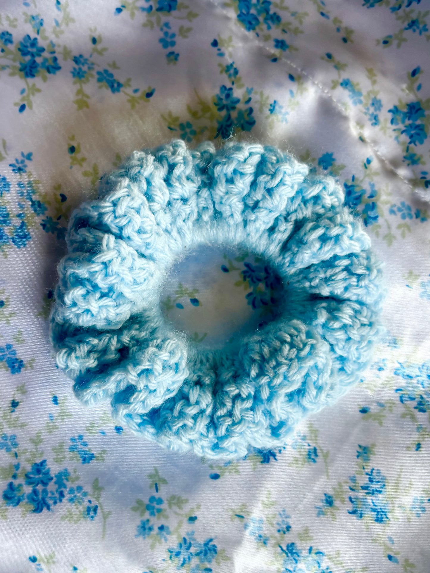 Beautiful Blue Scrunchie Set