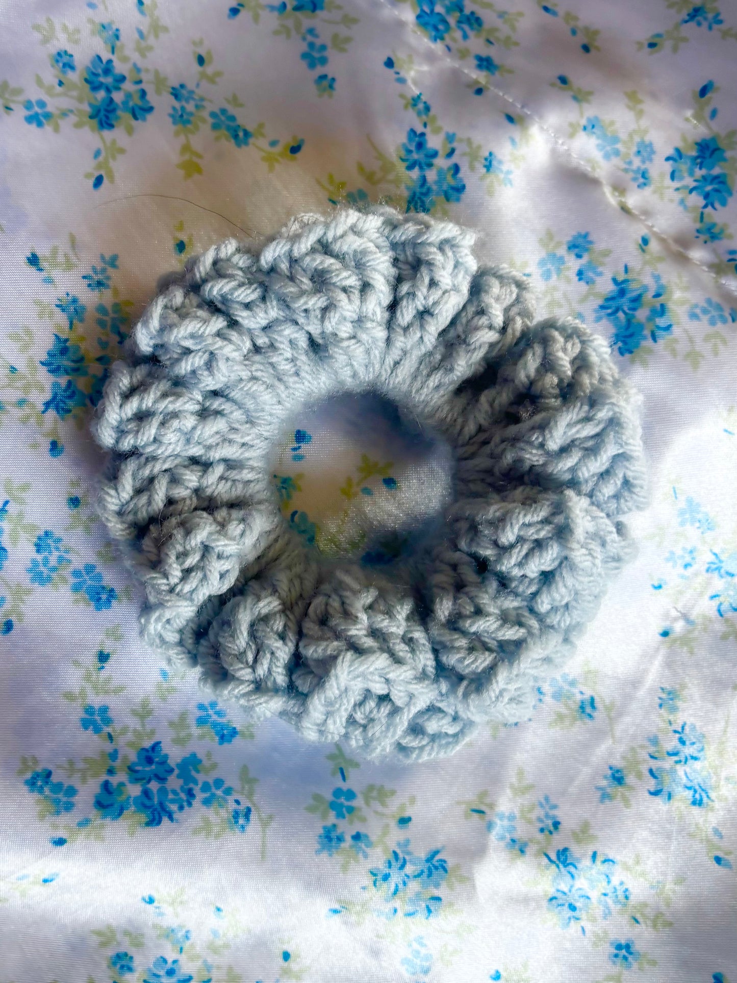 Beautiful Blue Scrunchie Set